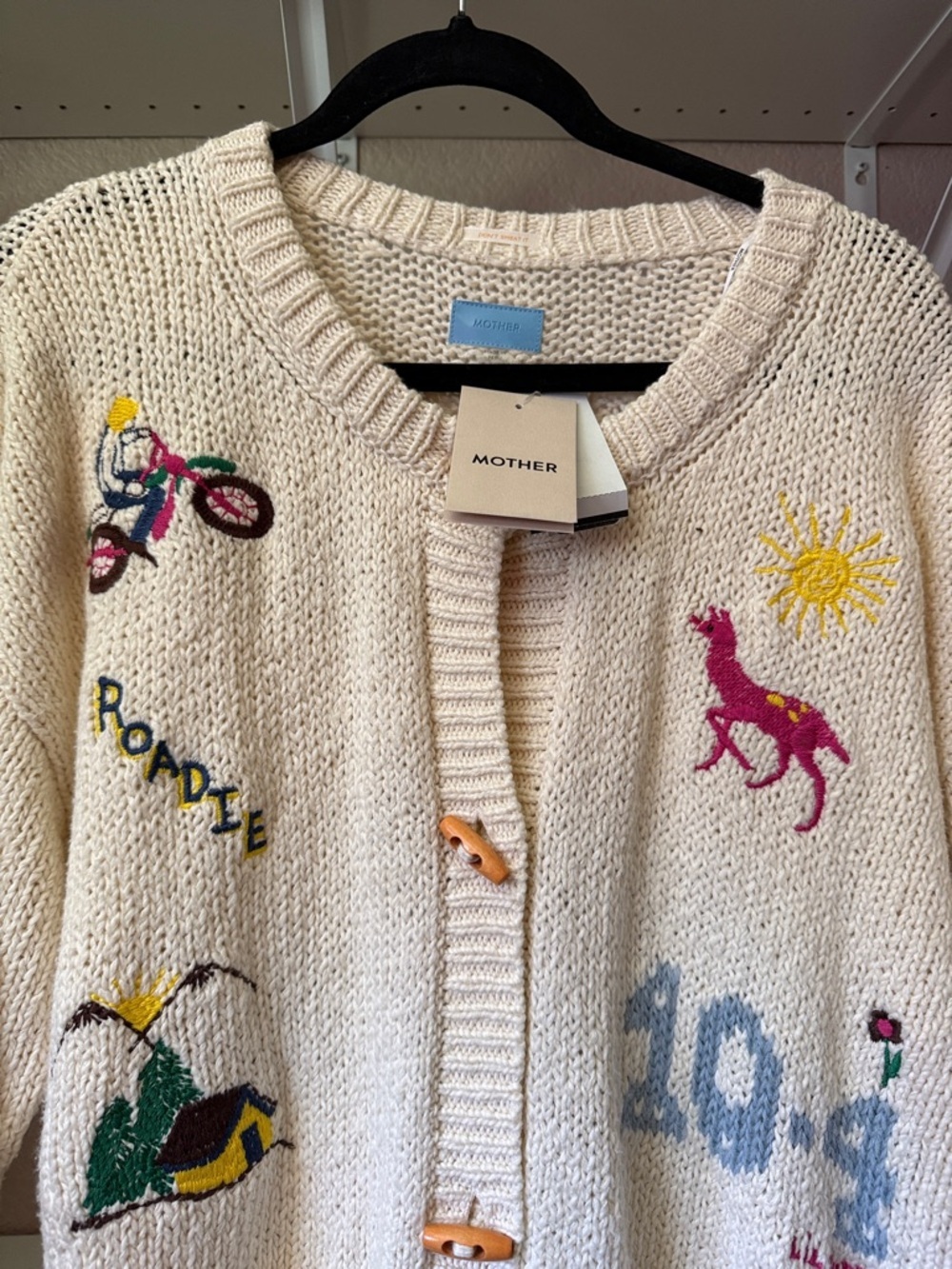NWT MOTHER Sweater Sz Medium - Picture 3 of 4